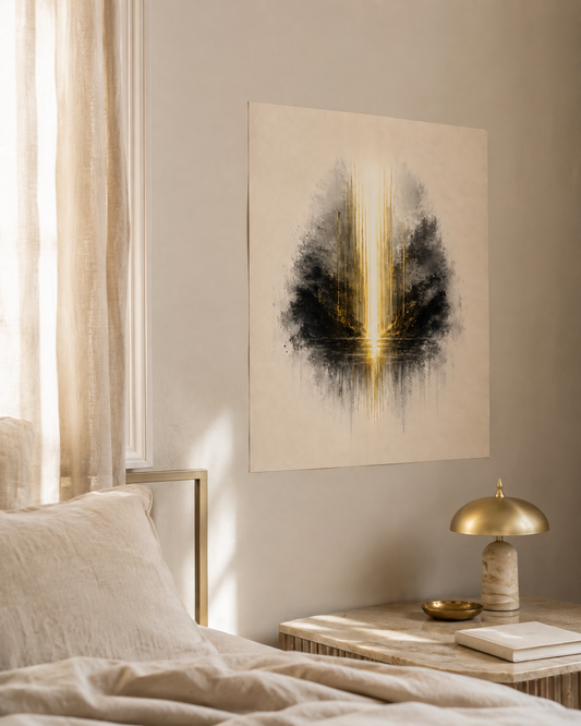 La Luce — poster 40×50 cm ASCENSIONE SOMOS1FVG in camera