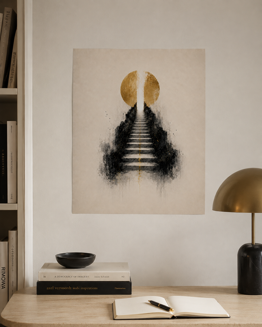 La Scala — poster 40×50 cm ASCENSIONE SOMOS1FVG su parete