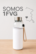 017 Borraccia Bodhi vetro 500ml con custodia