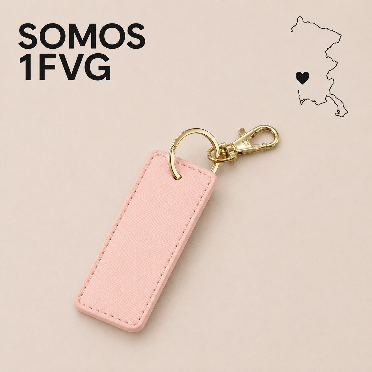 BG744 Portachiavi boutique personalizzabile