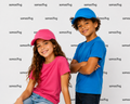 B10b Cappellino bambino 5 pannelli Beechfield Junior Original