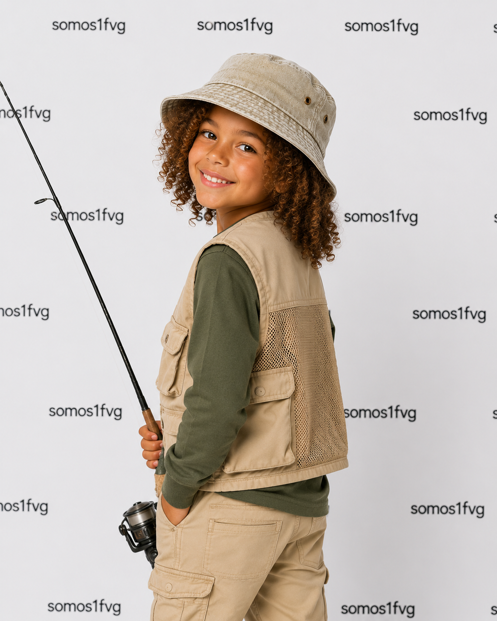 B688B Bucket hat bambino Beechfield Junior Vintage