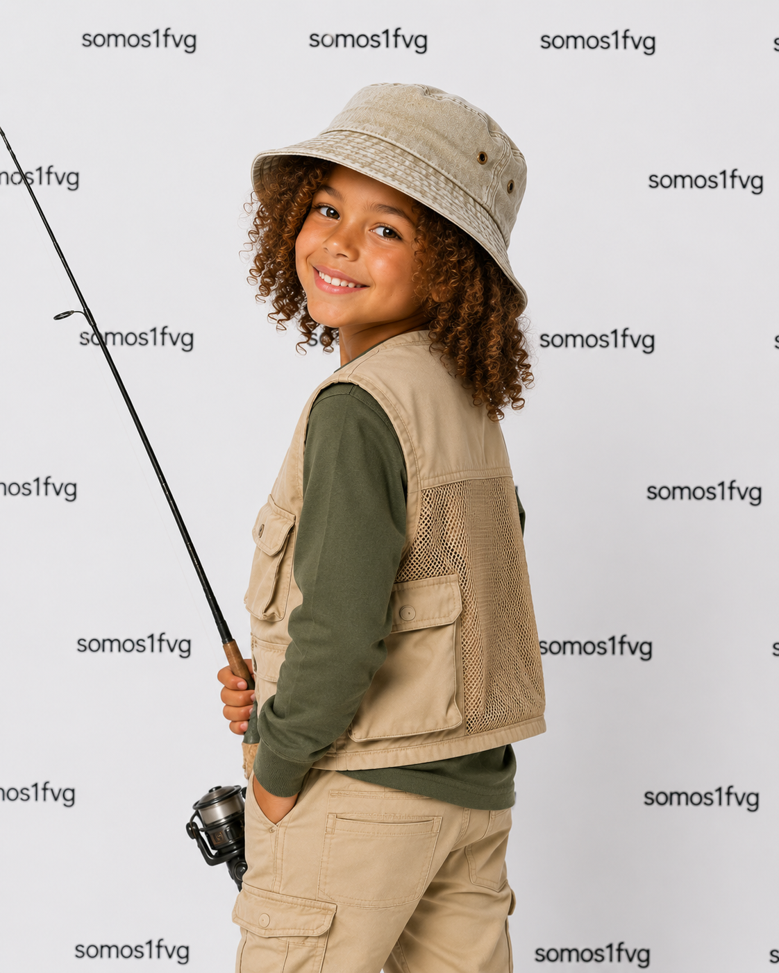 B688B Bucket hat bambino Beechfield Junior Vintage