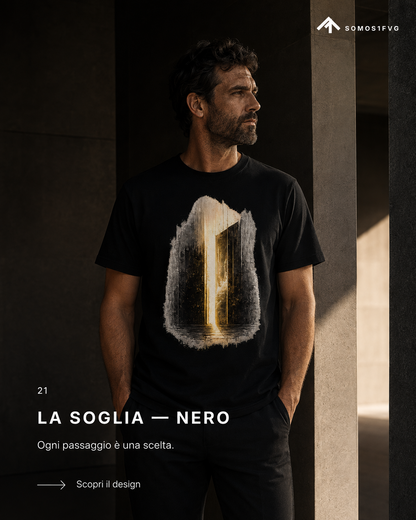 SOMOS1FVG La Soglia Nero — immagine editoriale ASCENSIONE