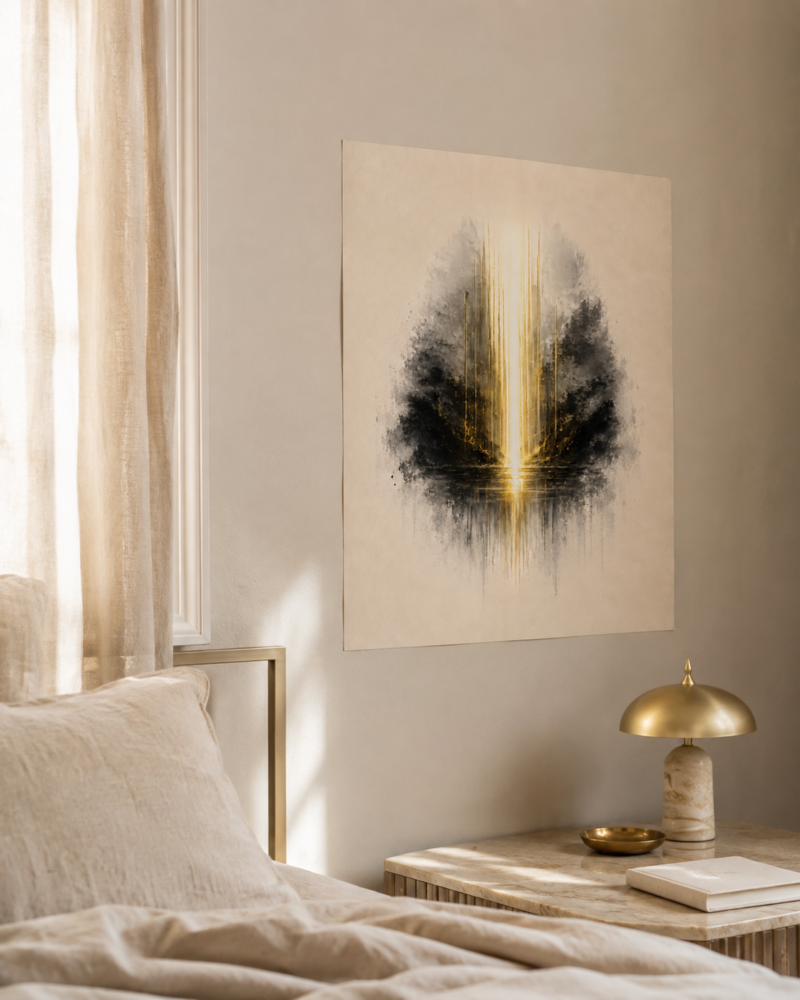 La Luce — poster 40×50 cm ASCENSIONE SOMOS1FVG in camera