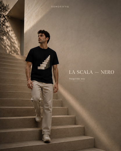SOMOS1FVG La Scala Nero — immagine editoriale ASCENSIONE