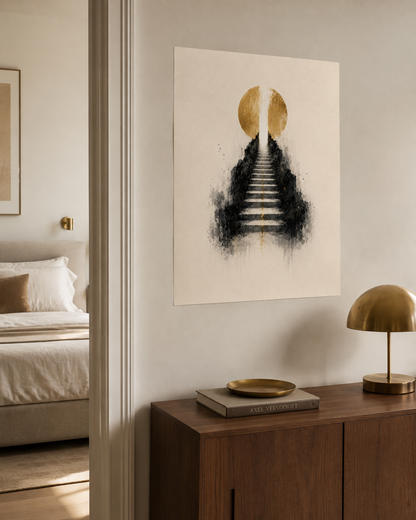 La Scala — poster 40×50 cm ASCENSIONE SOMOS1FVG in ambiente