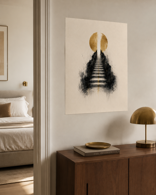 La Scala — poster 40×50 cm ASCENSIONE SOMOS1FVG in ambiente